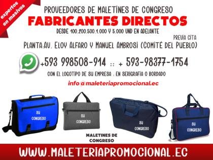 Fabricantes de maletines para congreso en Quito