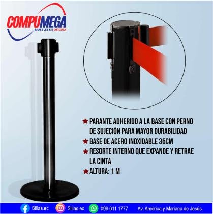 Poste separador de filas