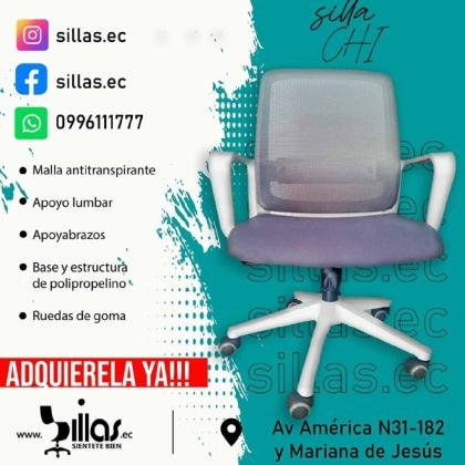 Sillas ergonómicas quito