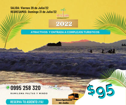 Tour a Manta- Canoa, Sangolquí, BetelTuris