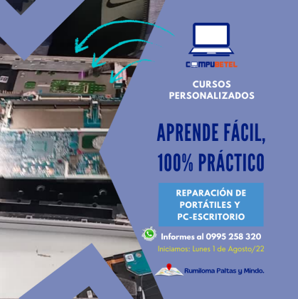 Cursos de Capacitación Personalizados, Sangolquí, Compu Betel