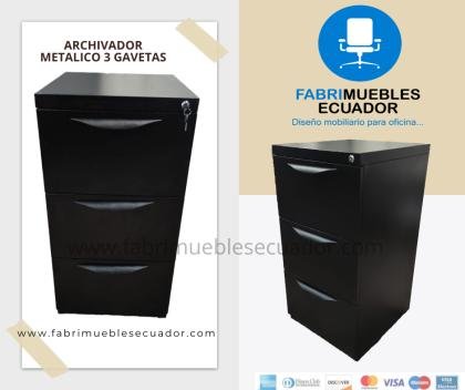 ARCHIVADORES 3 GAVETAS