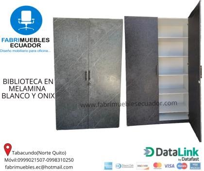 BIBLIOTECA EN MELAMINA