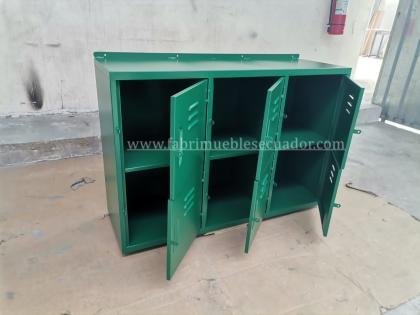 CASILLEROS METALICOS 6 PUERTAS