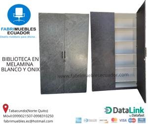 BIBLIOTECA EN MELAMINA