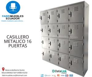 CASILLERO METALICO 16 PUERTAS