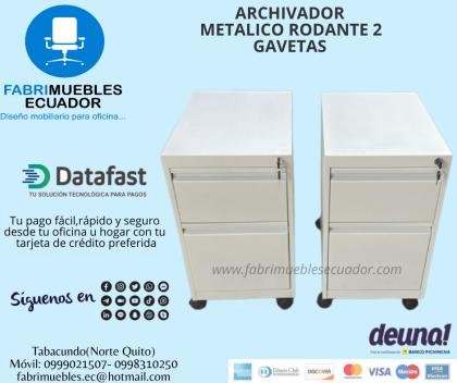 ARCHIVADOR METALICO RODANTE