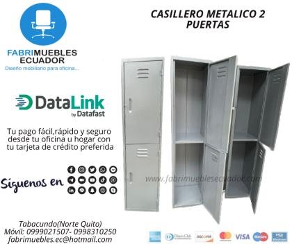 Casillero metálico 2 puertas