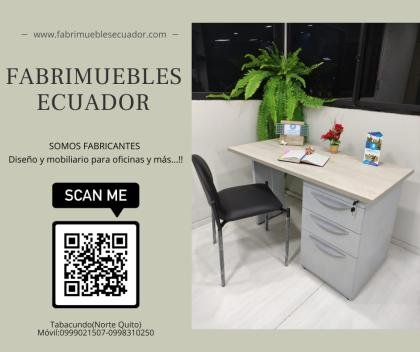 ESCRITORIO RECTANGULAR SOPORTE MEDIA LUNA