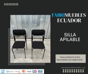SILLA FIJA DE VISITA APILABLE