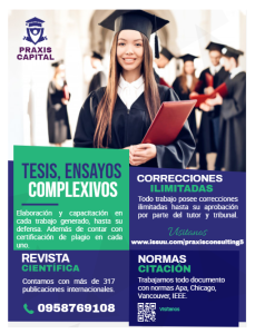 Desarrollo de tesis, ensayos y artículos