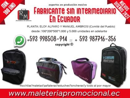 fabricación de Mochilas,Maletas y Loncheras al por mayor