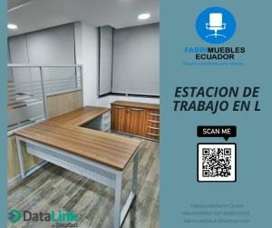 ESTACION DE TRABAJO EN L PARA OFICINA