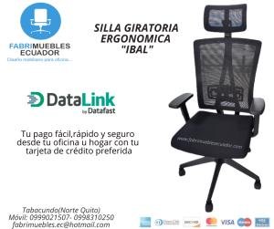 SILLA GIRATORIA ERGONOMICA IBAL
