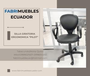 SILLA GIRATORIA ERGONOMICA SECRETARIA