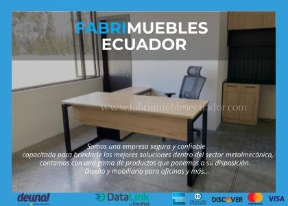 ESCRITORIO EN L CON CREDENZA