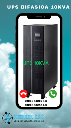 UPS 10KVA - UPS 10 KVA - UPS BIFASICA