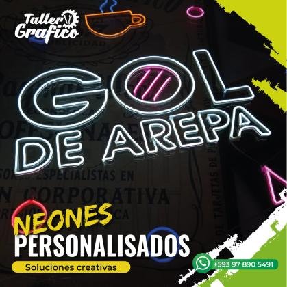 Letreros Neón, Neones led decorativos, logo Neón
