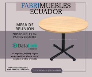 MESA DE REUNION REDONDA
