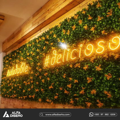 Jardines Verticales, Oasis decorativo, Jardines artificiales