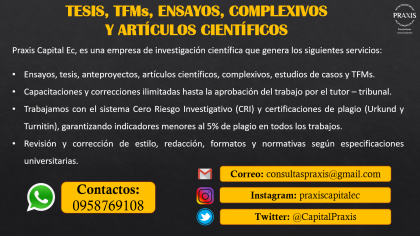 TESIS, TFM´S Y ENSAYOS EDUCATIVOS