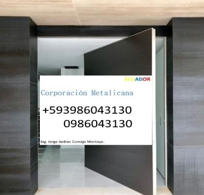 Empresa con servicio de fabricacion de puertas gigantes en Duran Guayaquil Samborondón Ecuador Latinoamérica