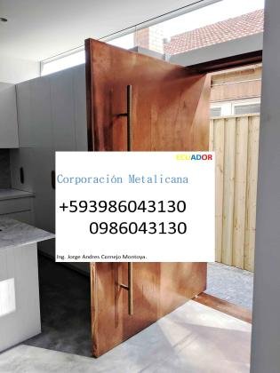 Empresa con servicio de fabricacion de puertas gigantes en Duran Guayaquil Samborondón Ecuador Latinoamérica