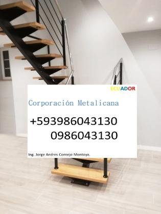 Empresa de servicio de fabricación de escaleras metálicas en Duran Guayaquil Samborondón Ecuador Latinoamérica