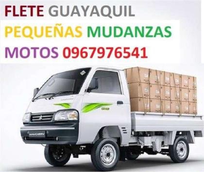 FLETE GUAYAQUIL CAMIONETA PEQUEÑAS MUDANZAs 0967976541
