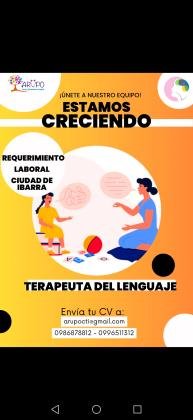 Terapeuta del lenguaje - Ibarra