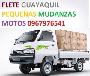 FLETE GUAYAQUIL CAMIONETA PEQUEÑAS MUDANZAS MOTOS 0967976541