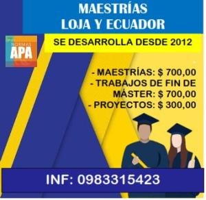 TESIS LOJA Y ECUADOR (SE DESARROLLA DESDE 2012)