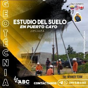 Estudio del suelo en Jipijapa y Puerto Cayo Manabí Ecuador | Mecánica de suelo en Puerto Cayo , J