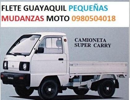 FLETE GUAYAQUIL MUDANZA MOTOS 0980504018