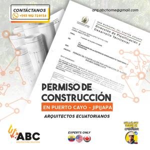 Requisitos para Trámites permiso de construcción en Jipijapa manabí , Puerto Cayo Jipijapa , Muni
