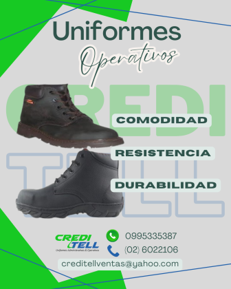 UNIFORMES OPERATIVOS: ZAPATOS