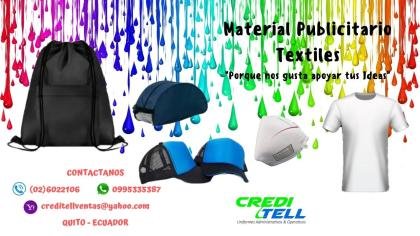 ARTICULOS PUBLICITARIOS TEXTIL QUITO