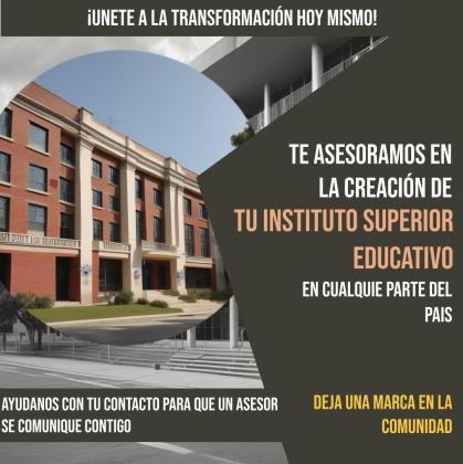 Creación de Institutos