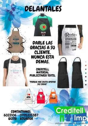 DELANTALES PERSONALIZADOS