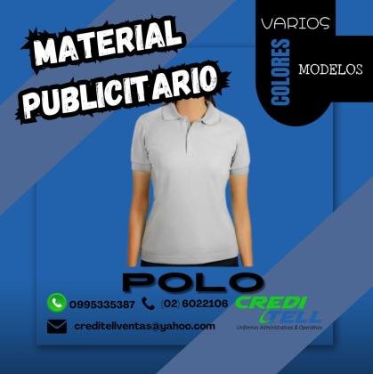 CAMISETAS TIPO POLO Y EN POLI ALGODON