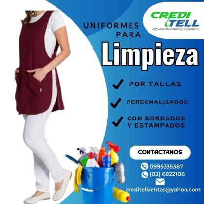 PRENDAS PARA PERSONAL DE LIMPIEZA