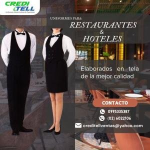 UNIFORMES DE RESTAURANTES Y HOTELES AL POR MAYOR