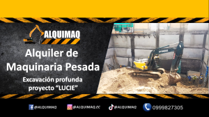 Excavaciones, desbanque, Limpieza de terrenos, Demoliciones, Derrocamientos.
