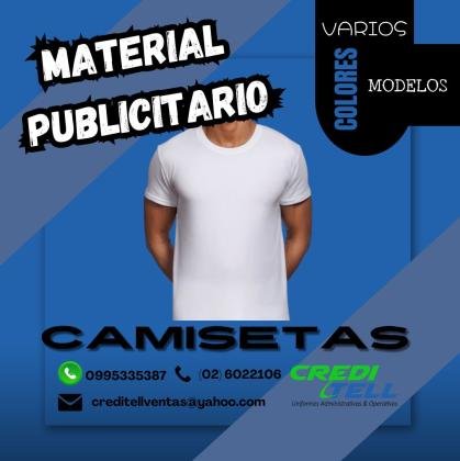 CAMISETAS PUBLICITARIAS AL POR MAYOR