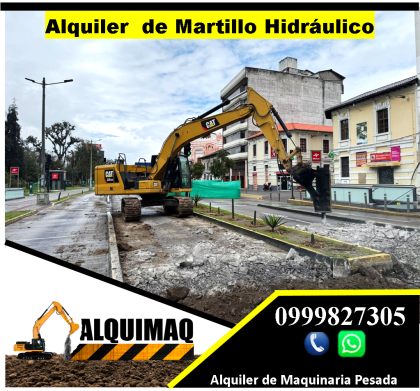 Alquiler de Maquinaria Pesada, Derrocamientos, Desbanques, Excavaciones, Demoliciones.