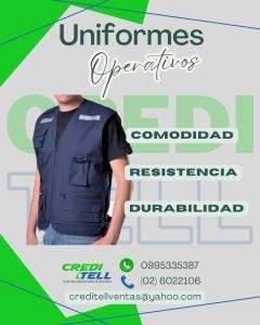 CHALECO EN GABARDINA PARA TRABAJO