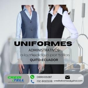 CHALECOS PARA UNIFORMES ADMINISTRATIVOS