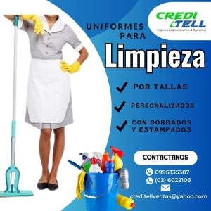 PRENDAS PARA UNIFORMES DE LIMPIEZA