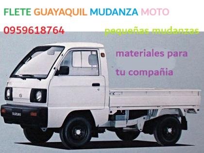 FLETE GUAYAQUIL MUDANZA MOTO 0959618764