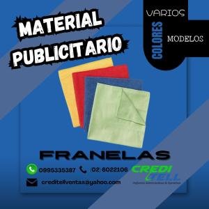 FRANELAS PARA PUBLICIDAD DE EMPRESAS